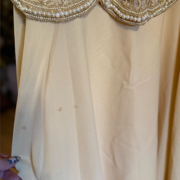 Vintage Scala Sequins and Chiffon Gown size L - Picture 6 of 8